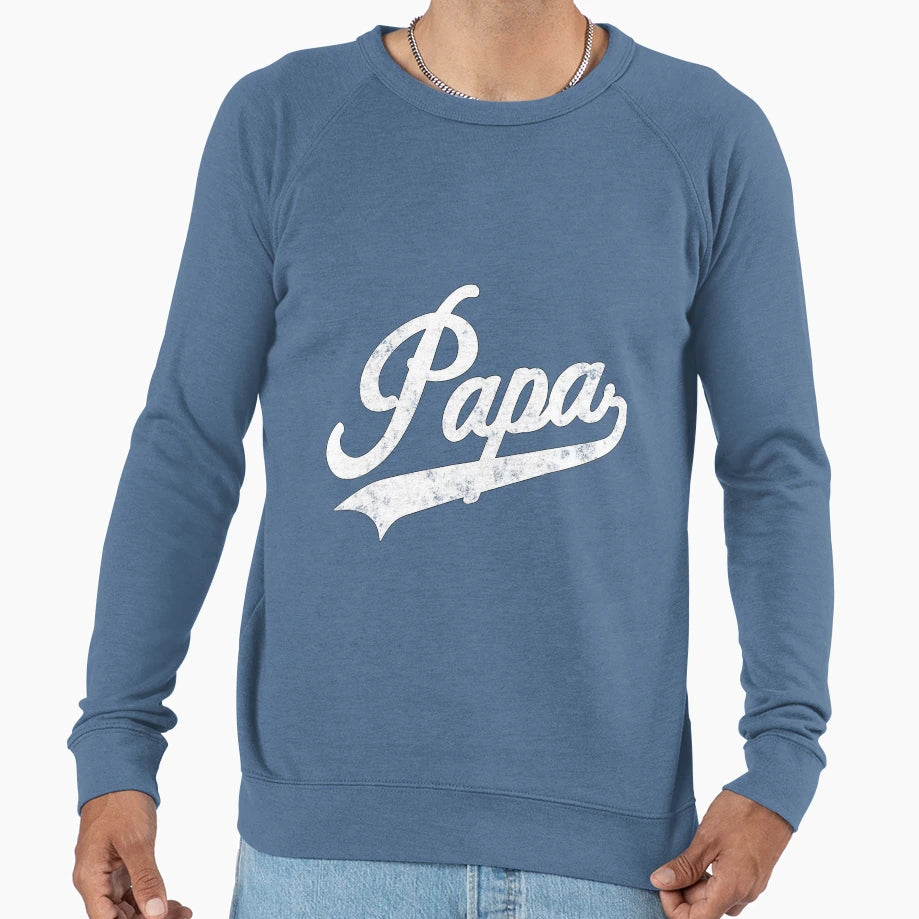 Papa Fathers Day Funny Papa Grandpa Sweatshirt - Custom Art Print Men Women - T-Shirt, Sweatshirt, Hoodie