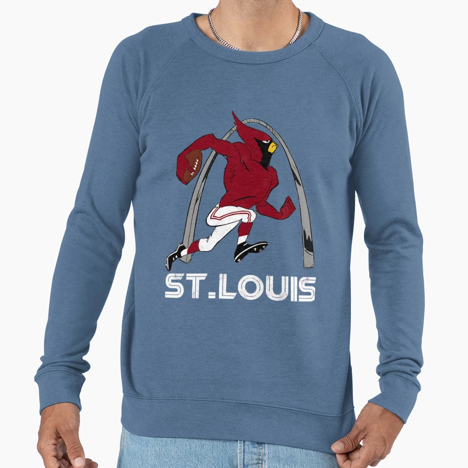 Big Red Throwback Sweatshirt - Custom Art Print Men Women - T-Shirt, Sweatshirt, Hoodie