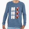 Ho Ho Ho Santa Hats Funny Football Sweatshirt - Streetwear Style Men Women - T-Shirt, Sweatshirt, Hoodie