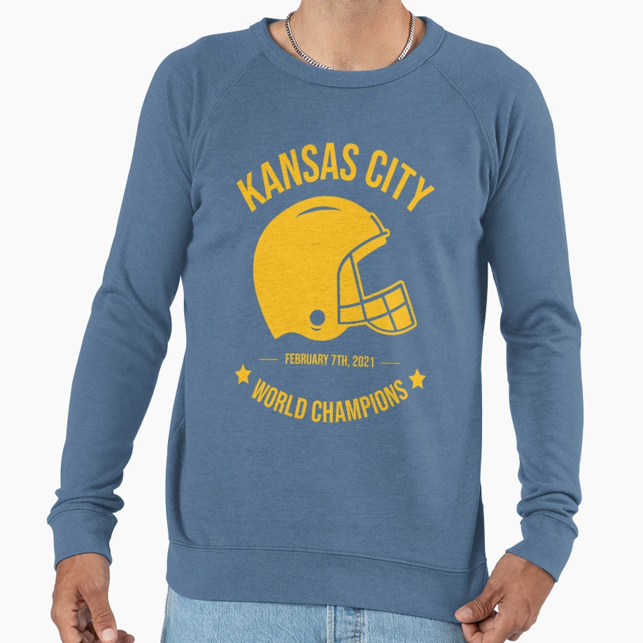 Kansas City World Champions Sweatshirt - Casual Everyday Wear Men Women - T-Shirt, Sweatshirt, Hoodie