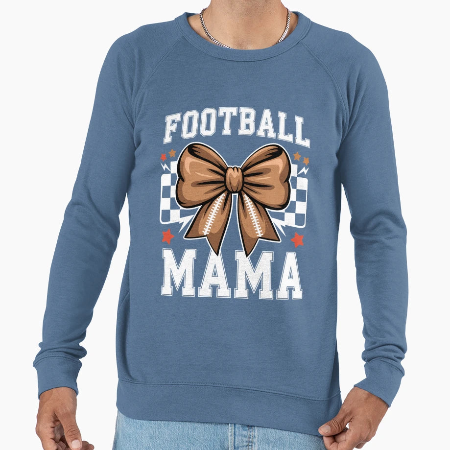 Coquette Bow American Football Sweatshirt - Casual Everyday Wear Men Women - T-Shirt, Sweatshirt, Hoodie