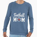 Mom Leopard Football Love Football Player Sweatshirt - Graphic Print Unisex - T-Shirt, Sweatshirt, Hoodie