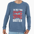 Football Sister Proud Football Sweatshirt - Aesthetic Graphic Unisex - T-Shirt, Sweatshirt, Hoodie