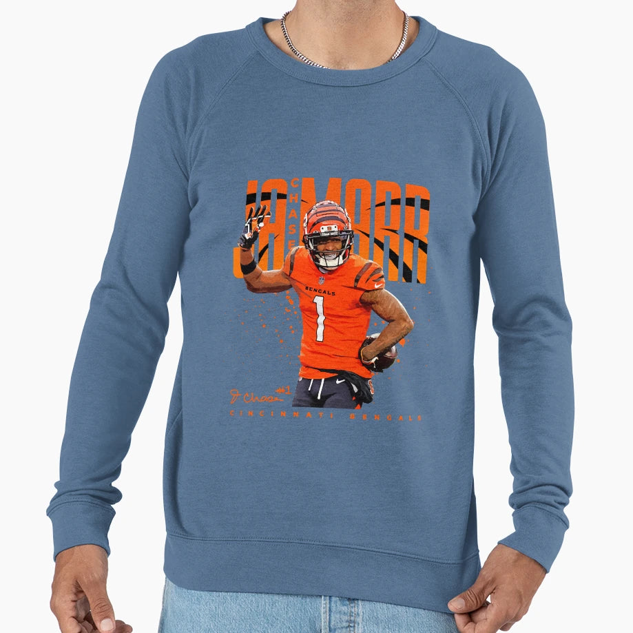 Jamarr Chase Sweatshirt - Casual Everyday Wear for Adults - T-Shirt, Sweatshirt, Hoodie