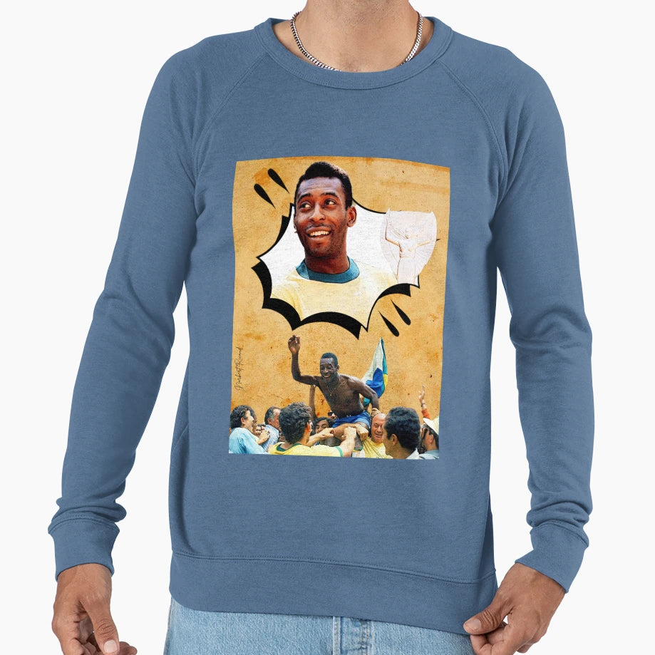 Pele Football Sweatshirt - Casual Everyday Wear for Adults - T-Shirt, Sweatshirt, Hoodie