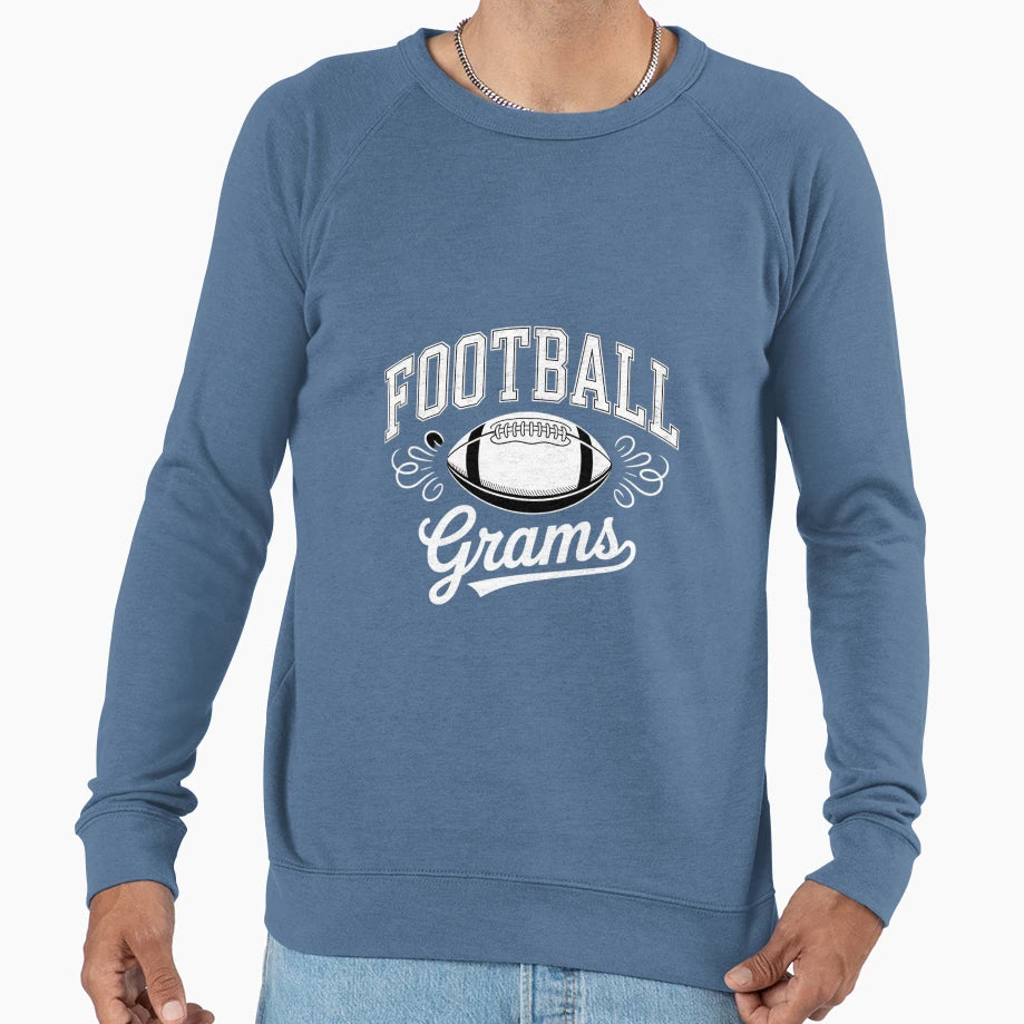 Football Grams Grandma Grams Sweatshirt - Streetwear Style Men Women - T-Shirt, Sweatshirt, Hoodie