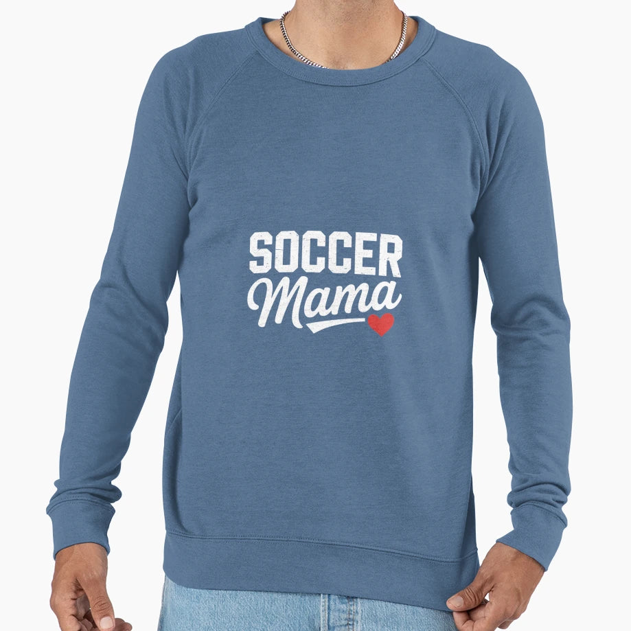 Soccer Mom Soccer Mama Sweatshirt - Minimalist Print Men Women - T-Shirt, Sweatshirt, Hoodie