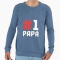 Mens Number One Papa 1 Fathers Day Sweatshirt - Streetwear Style Men Women - T-Shirt, Sweatshirt, Hoodie