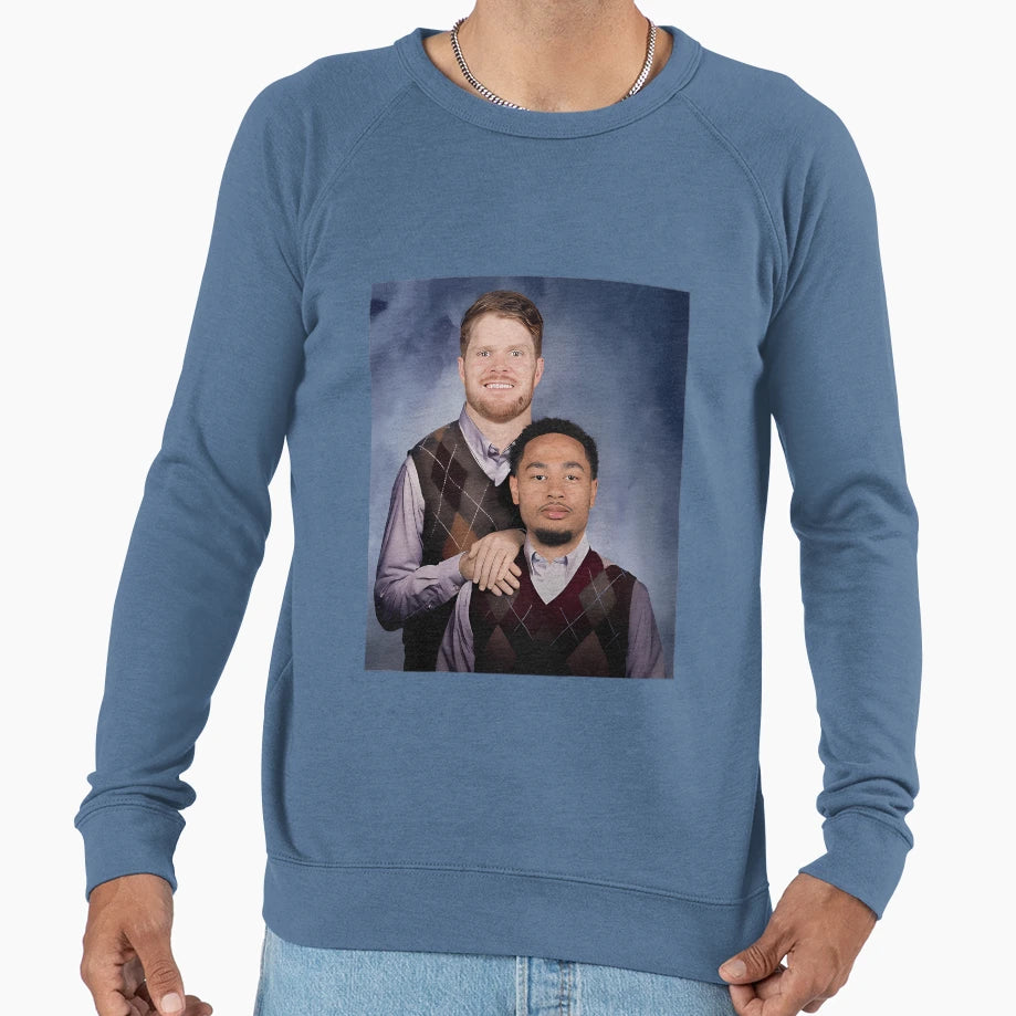 Sam Darnold Jaxon Smith Njigba Sweatshirt - Unique Graphic for Adults - T-Shirt, Sweatshirt, Hoodie