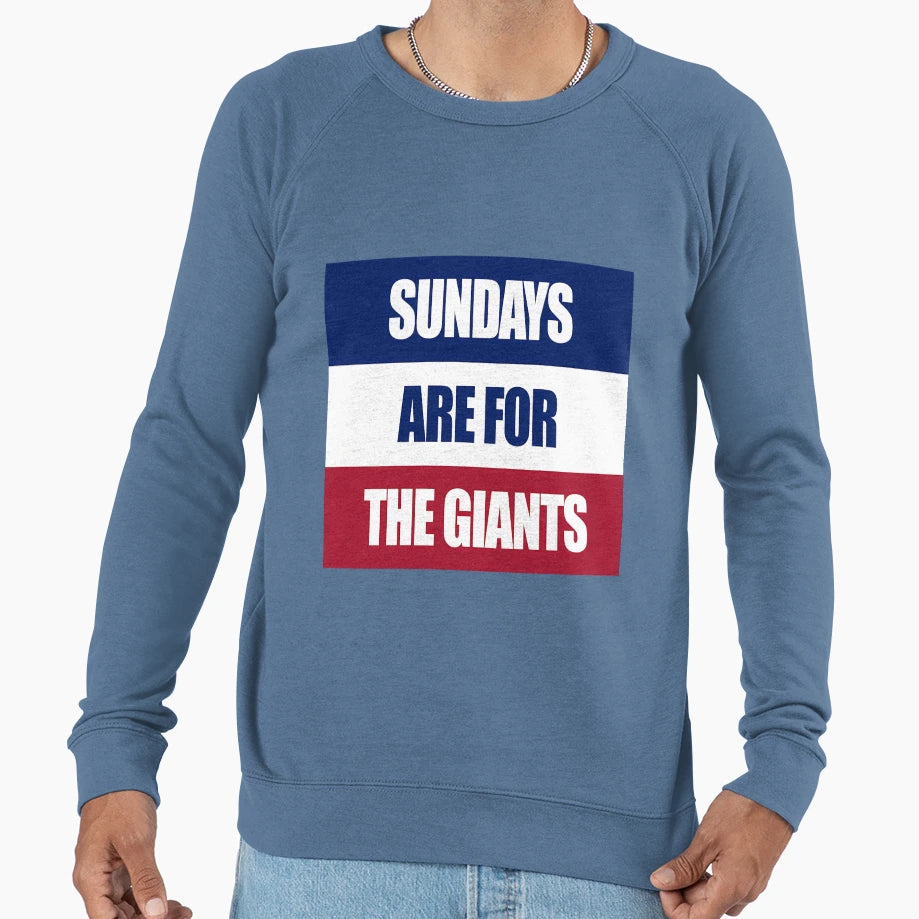 Sundays Are Giants Sweatshirt - Aesthetic Graphic for Adults - T-Shirt, Sweatshirt, Hoodie