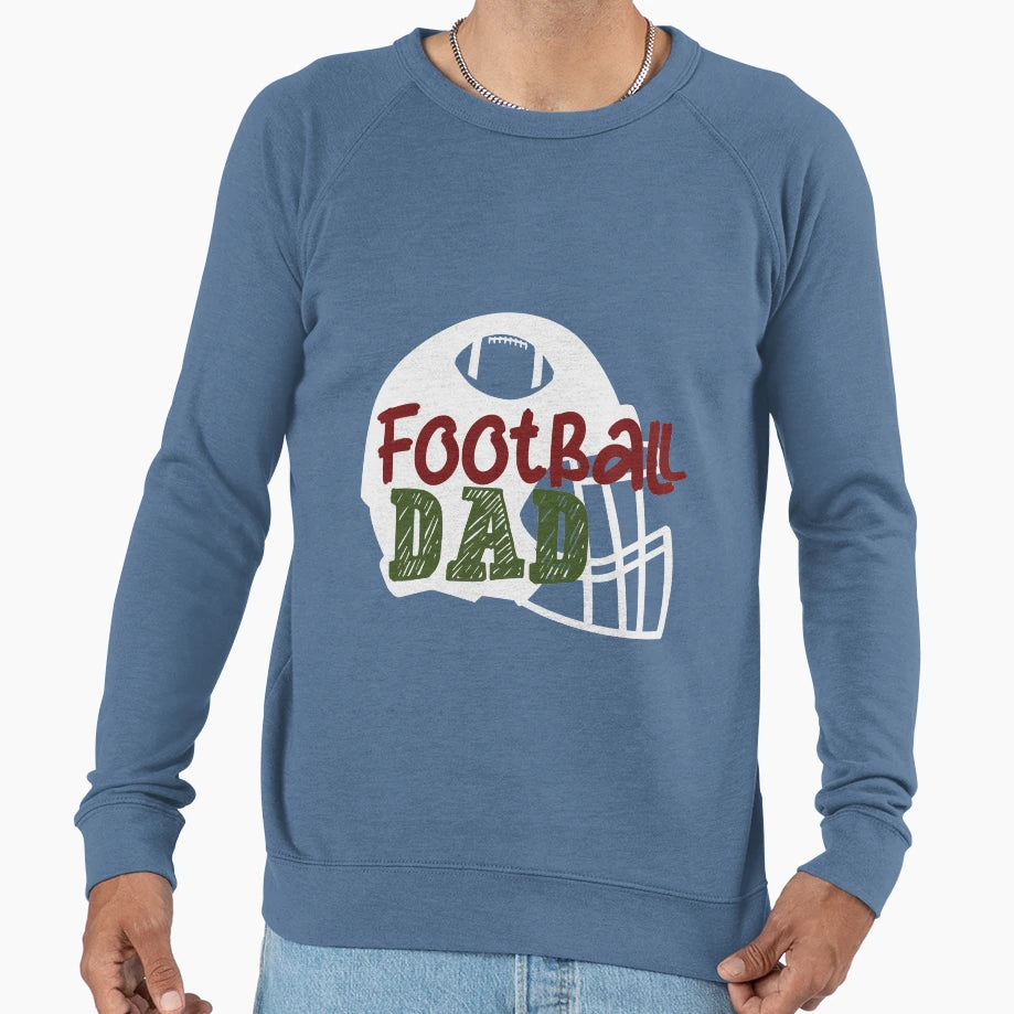 Football Dad Sweatshirt - Unique Graphic Unisex - T-Shirt, Sweatshirt, Hoodie