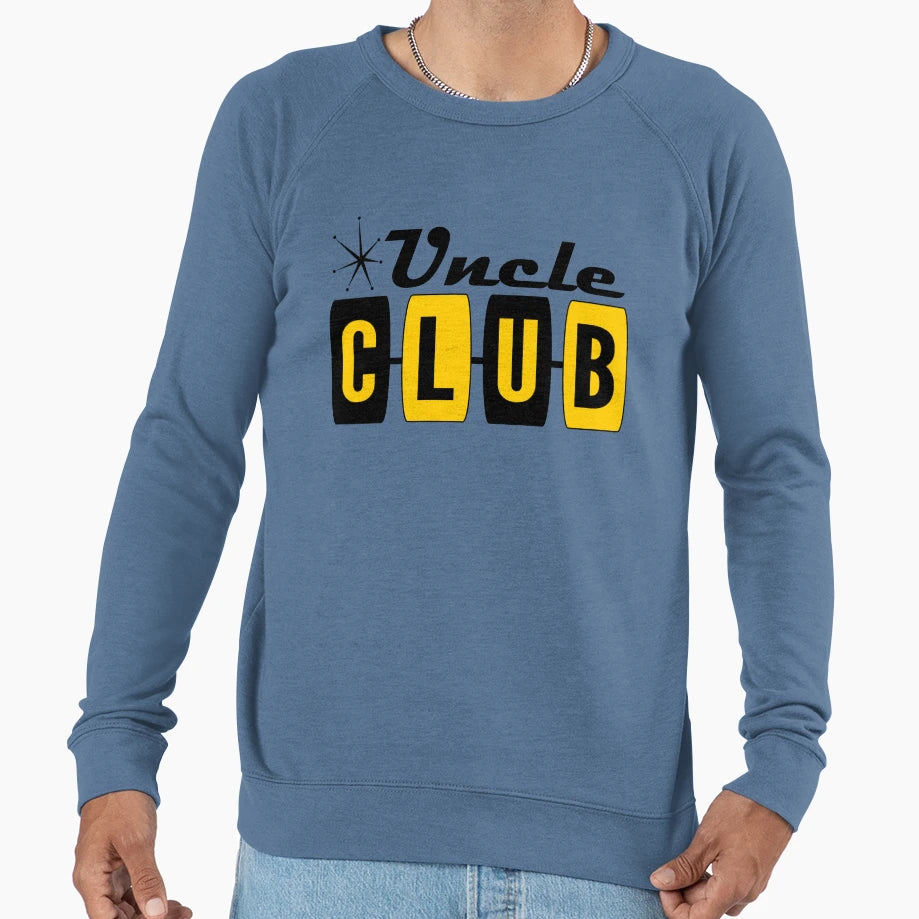 Uncle Club Orange Sweatshirt - Aesthetic Graphic for Adults - T-Shirt, Sweatshirt, Hoodie