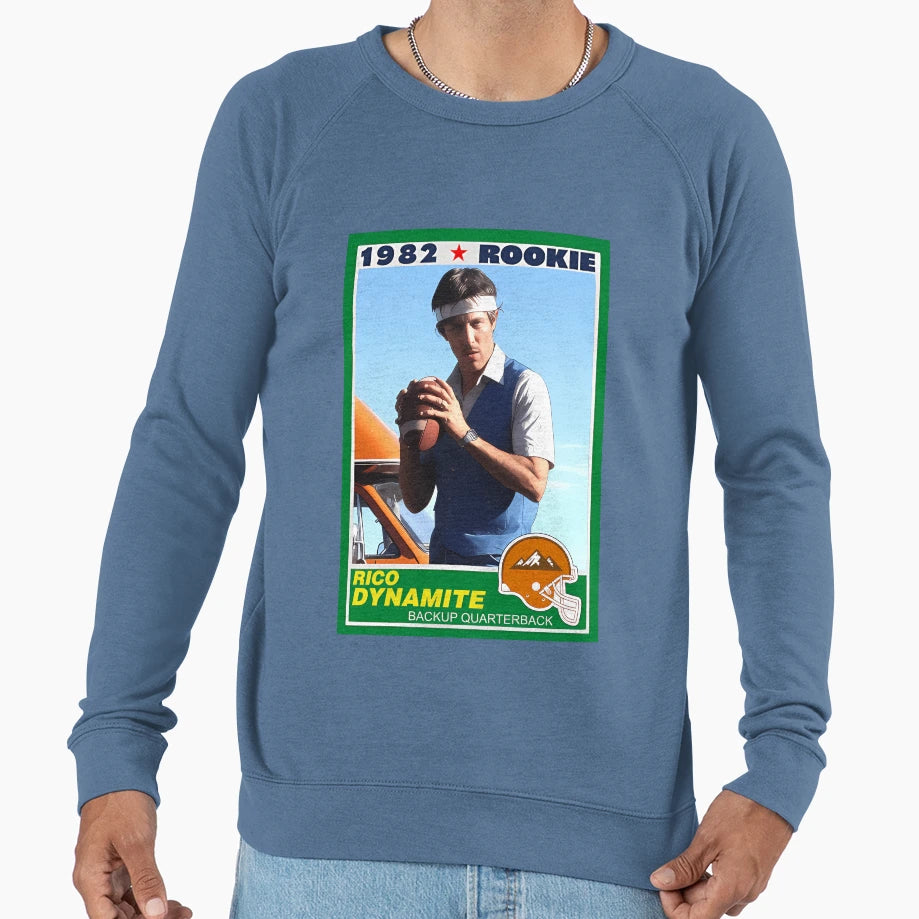 Uncle Rico Rookie Card Sweatshirt - Casual Everyday Wear Men Women - T-Shirt, Sweatshirt, Hoodie