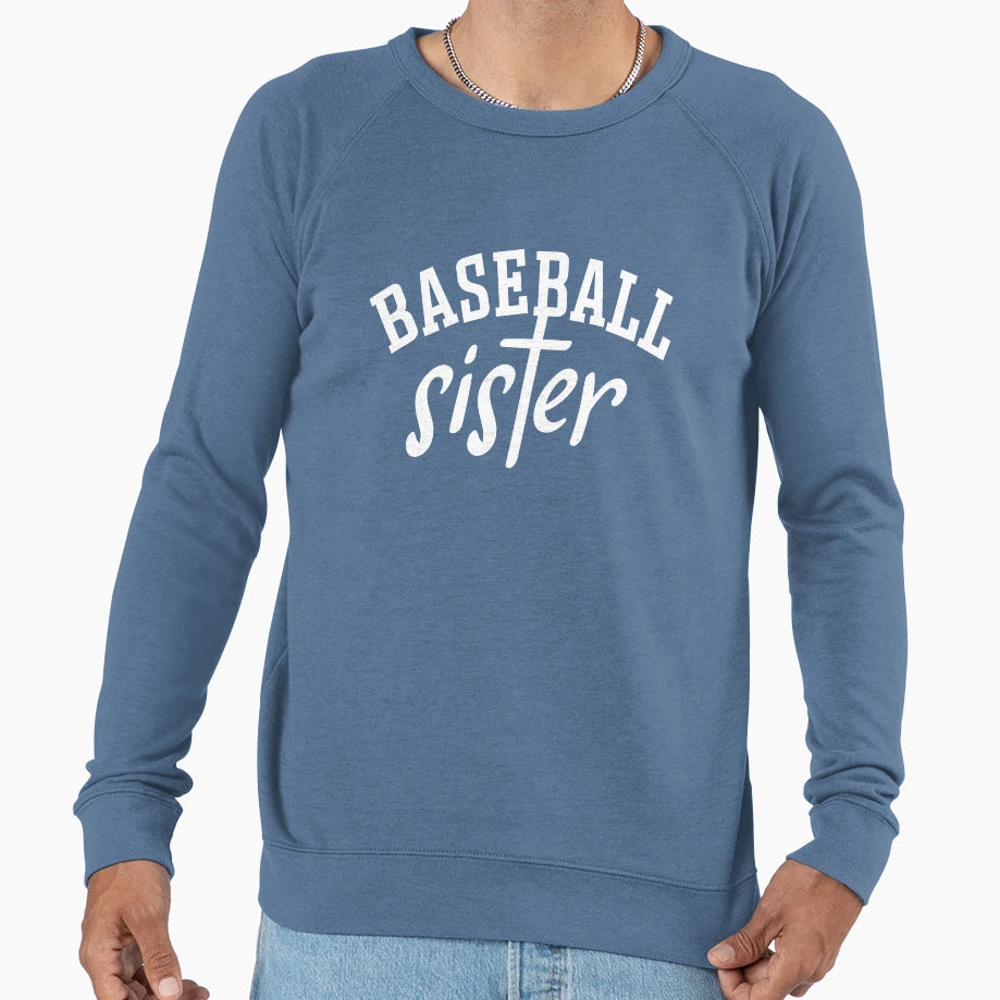 Baseball Sister Sweatshirt - Trendy Graphic Men Women - T-Shirt, Sweatshirt, Hoodie