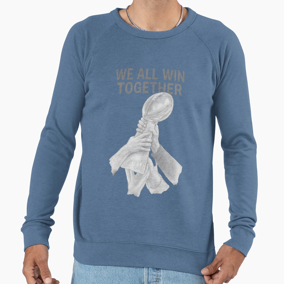 We All Win Together Seattle Sweatshirt - Fun Novelty Design for Adults - T-Shirt, Sweatshirt, Hoodie