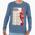 Kansas City Chiefs 2025 Schedule Sweatshirt - Minimalist Print Unisex - T-Shirt, Sweatshirt, Hoodie