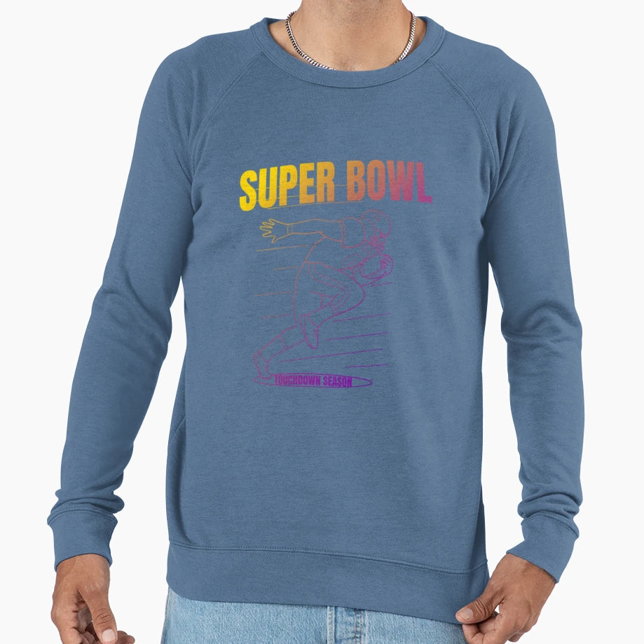 Super Bowl Touchdown Season Intersex Sweatshirt - Novelty Apparel Unisex - T-Shirt, Sweatshirt, Hoodie