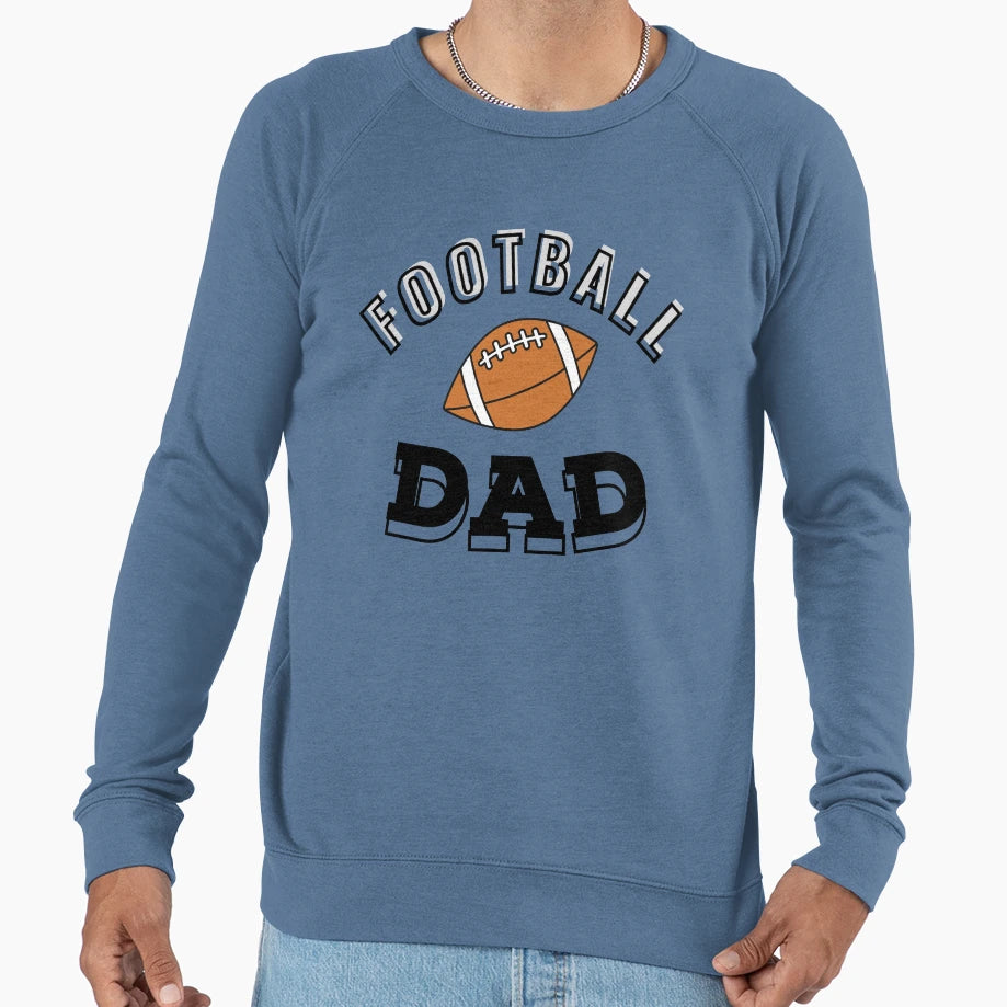 Football Dad Sweatshirt - Aesthetic Graphic for Adults - T-Shirt, Sweatshirt, Hoodie