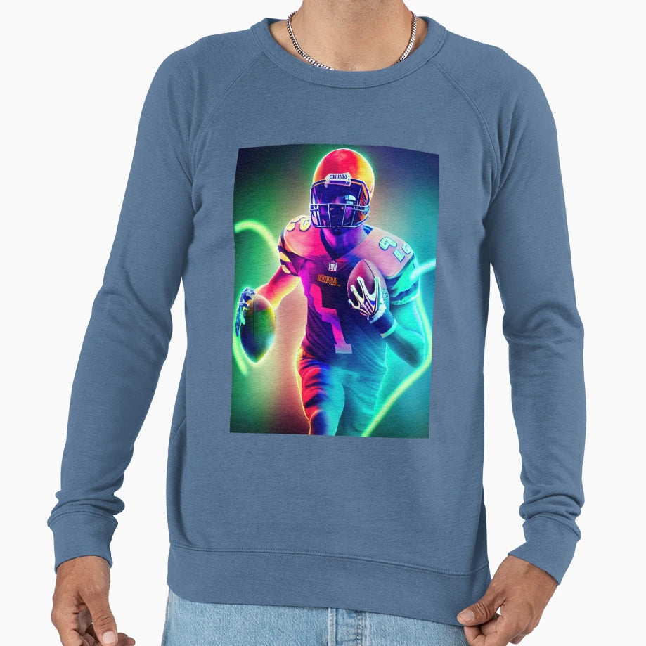 Football Player Hall T-Shirt - Trendy Graphic for Adults - T-Shirt, Sweatshirt, Hoodie