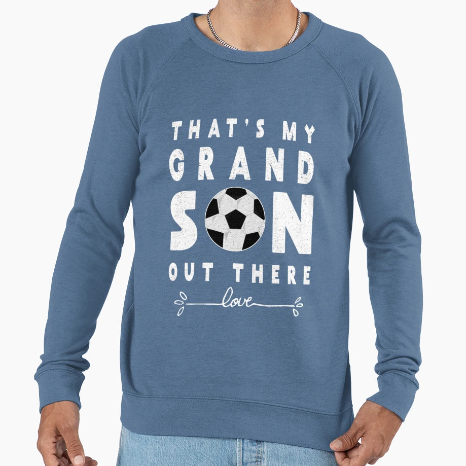 Soccer Gift Grandma Grandpa Soccer T-Shirt - Custom Art Print for Adults - T-Shirt, Sweatshirt, Hoodie