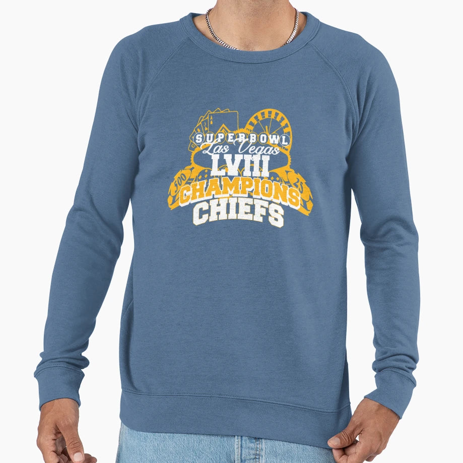 Chiefs Super Bowl Lviii Champions Sweatshirt - Trendy Graphic Men Women - T-Shirt, Sweatshirt, Hoodie