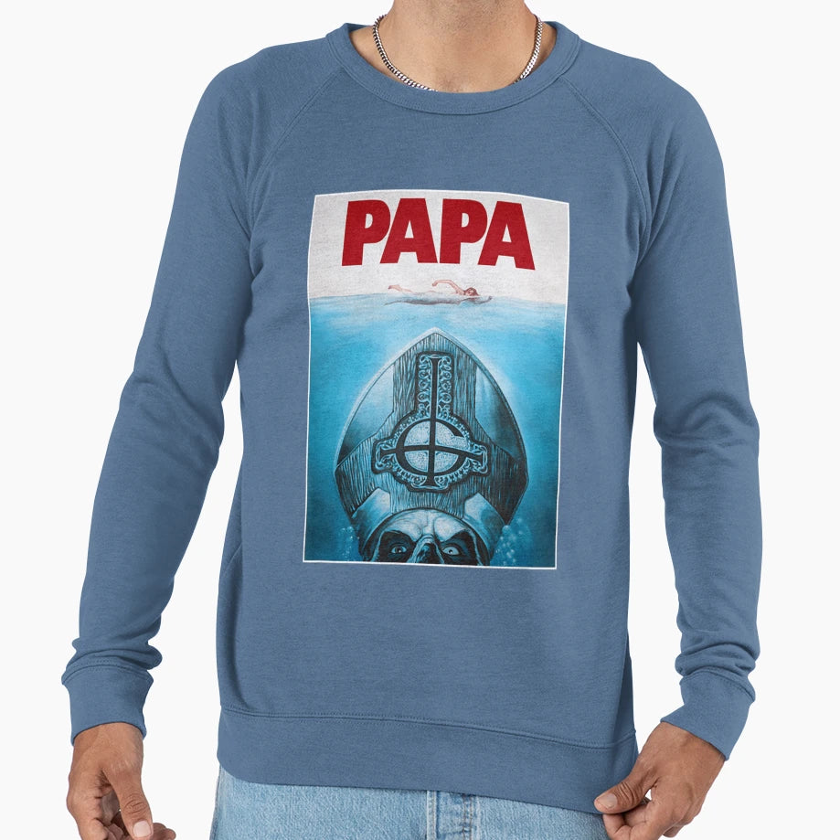 Ghost Papa Sweatshirt - Unique Graphic Men Women - T-Shirt, Sweatshirt, Hoodie