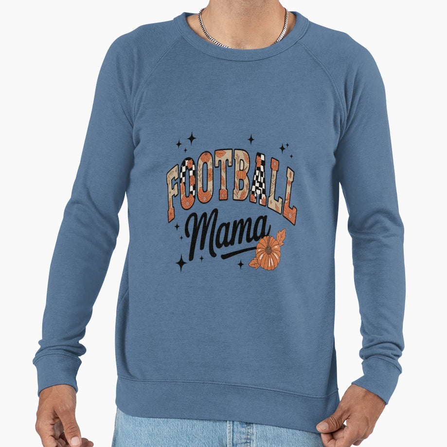 Football Mama Cheer Leopard Sweatshirt - Novelty Apparel Men Women - T-Shirt, Sweatshirt, Hoodie