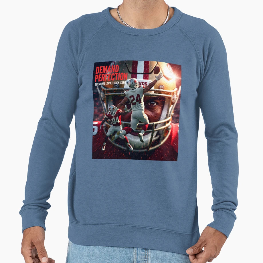 Demand Protection Super Bowl Lx Sweatshirt - Minimalist Print Men Women - T-Shirt, Sweatshirt, Hoodie