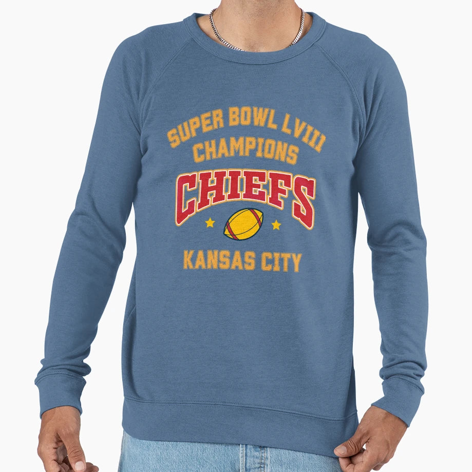 Chiefs Champions Lviii Sweatshirt - Unique Graphic Unisex - T-Shirt, Sweatshirt, Hoodie