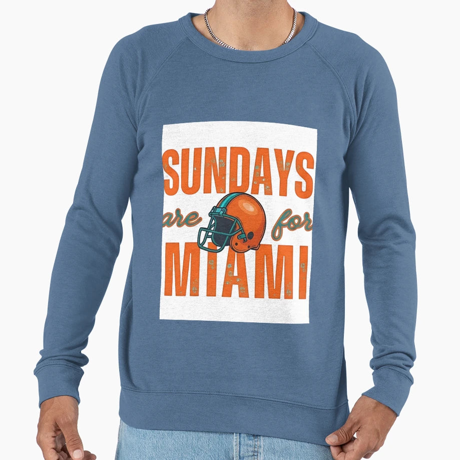 Miami Dolphins Sweatshirt - Streetwear Style for Adults - T-Shirt, Sweatshirt, Hoodie