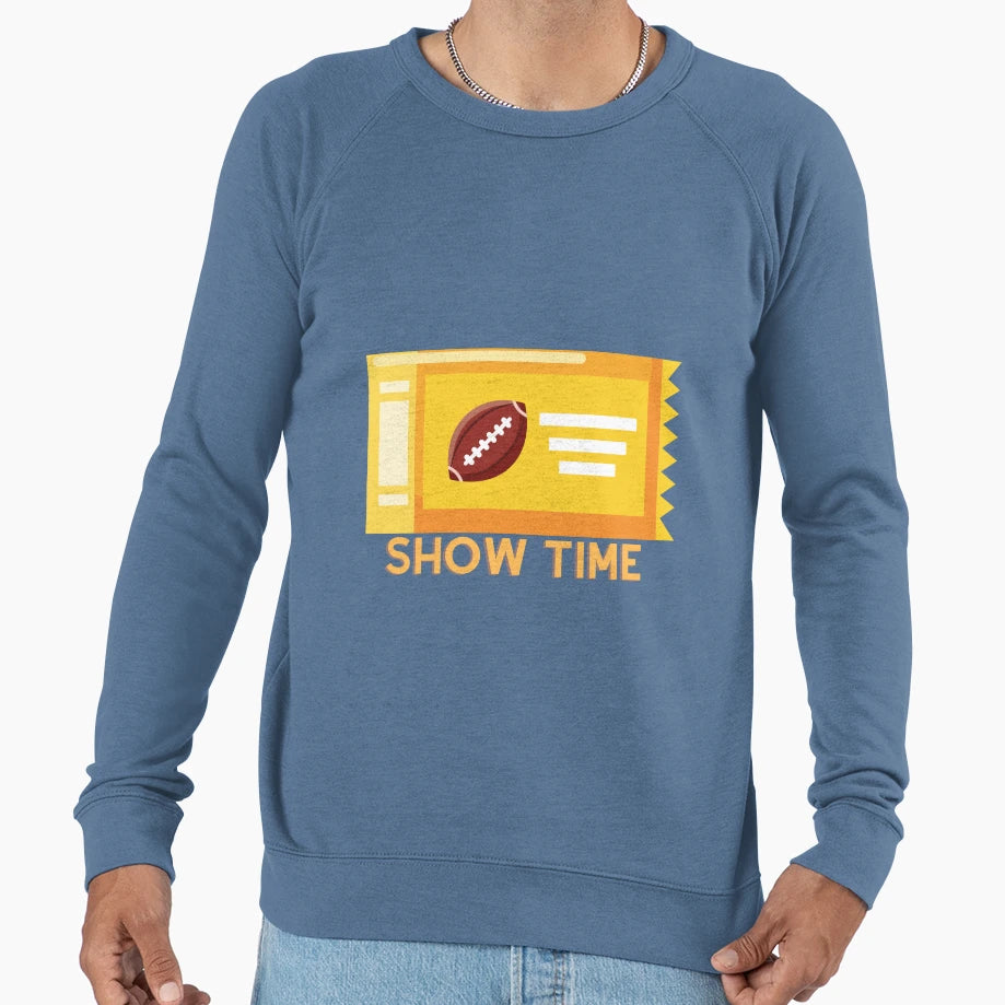 Show Time Sweatshirt - Minimalist Print Men Women - T-Shirt, Sweatshirt, Hoodie