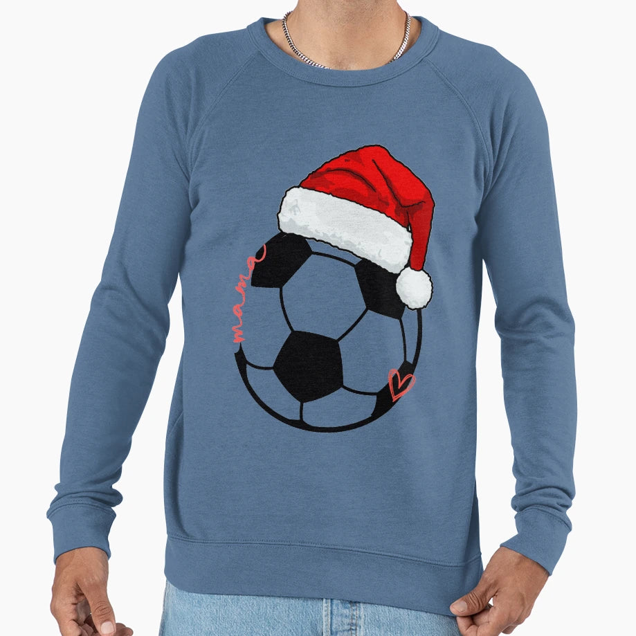 Gifting Goals Soccer Mama Holiday Sweatshirt - Custom Art Print for Adults - T-Shirt, Sweatshirt, Hoodie