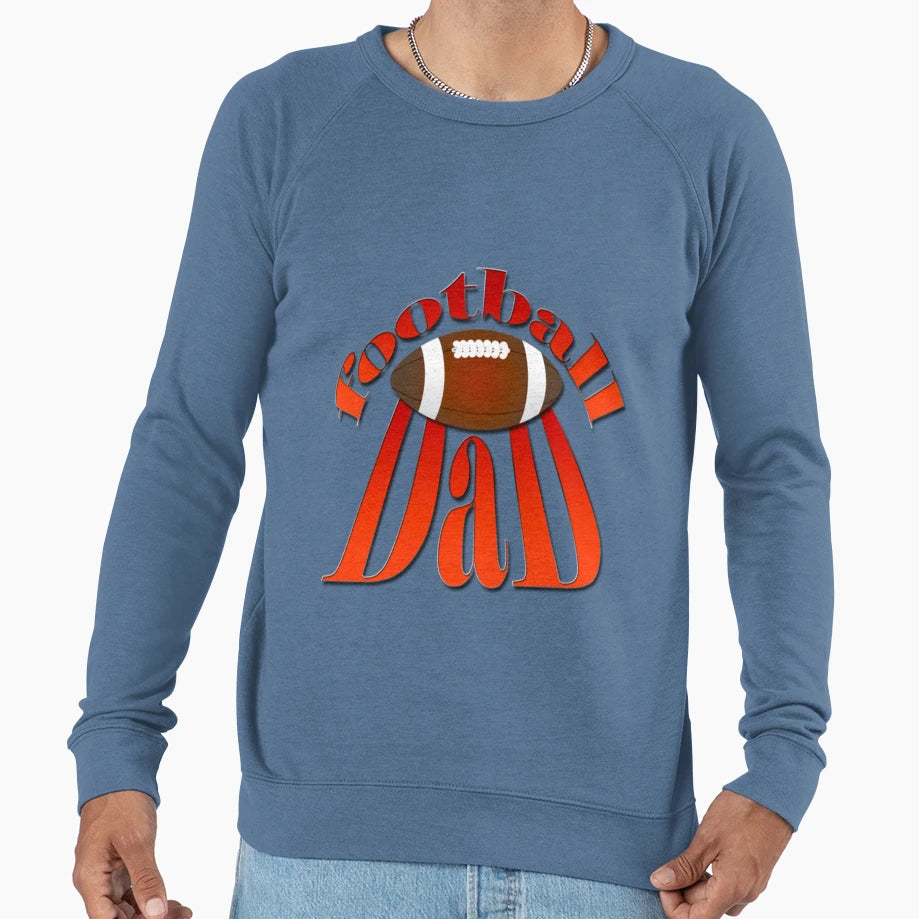 Football Dad Logo T-Shirt - Trendy Graphic for Adults - T-Shirt, Sweatshirt, Hoodie