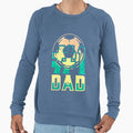 1 Dad Soccer Player Soccer Sweatshirt - Trendy Graphic Unisex - T-Shirt, Sweatshirt, Hoodie