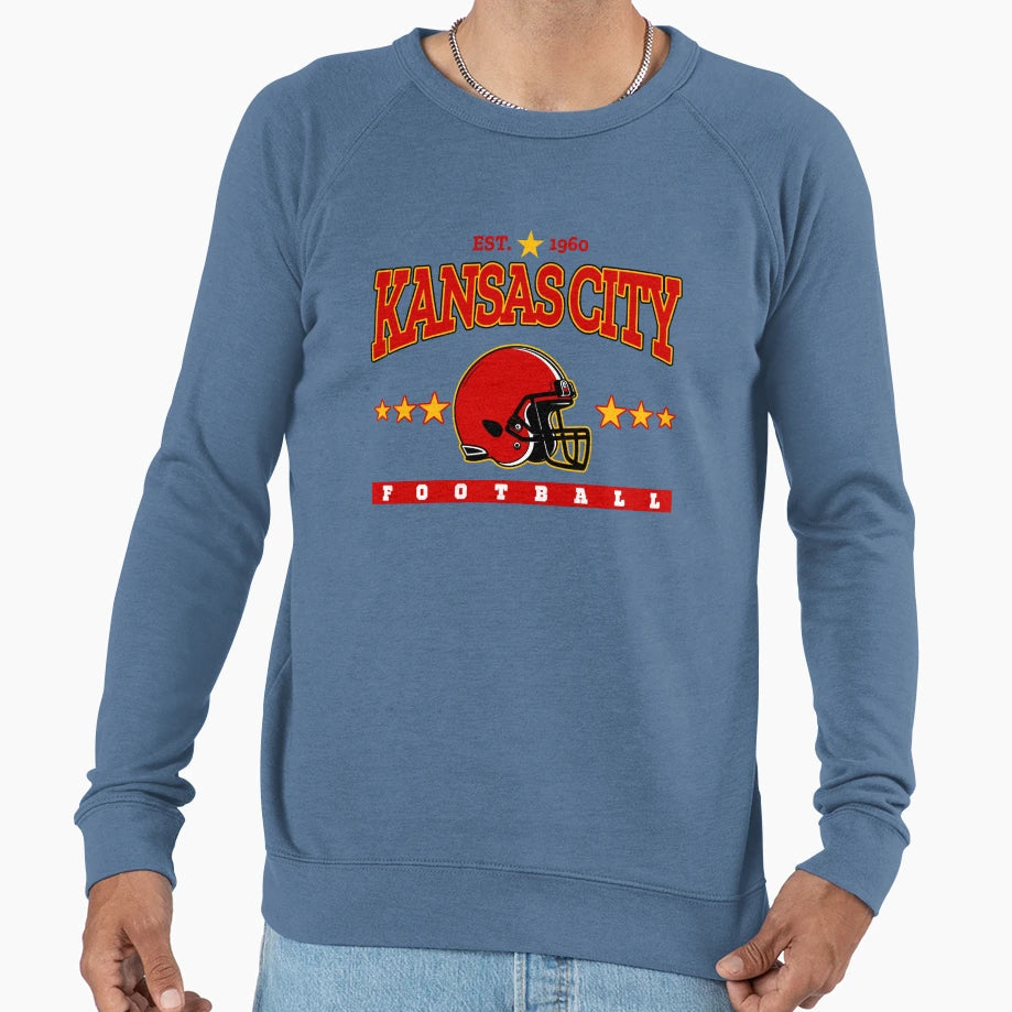 Kansas City Football Sweatshirt - Fun Novelty Design Unisex - T-Shirt, Sweatshirt, Hoodie
