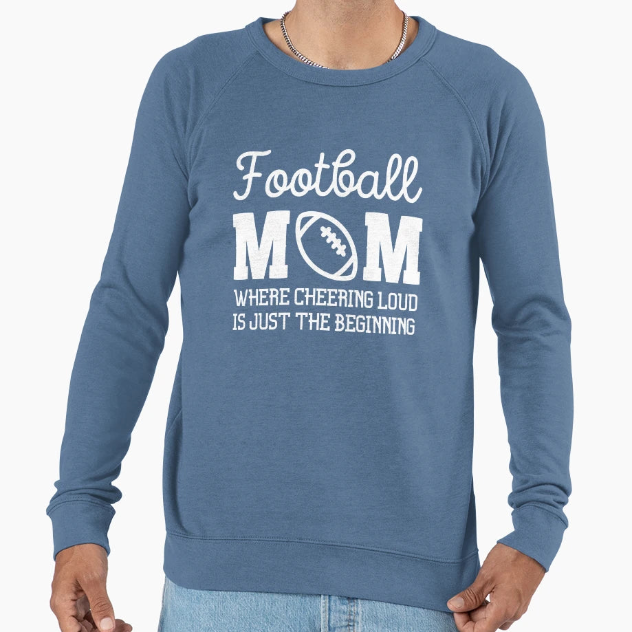 Funny Football Mom Sweatshirt - Fun Novelty Design Unisex - T-Shirt, Sweatshirt, Hoodie