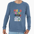 School Let Games Field Day Begin Sweatshirt - Aesthetic Graphic for Adults - T-Shirt, Sweatshirt, Hoodie