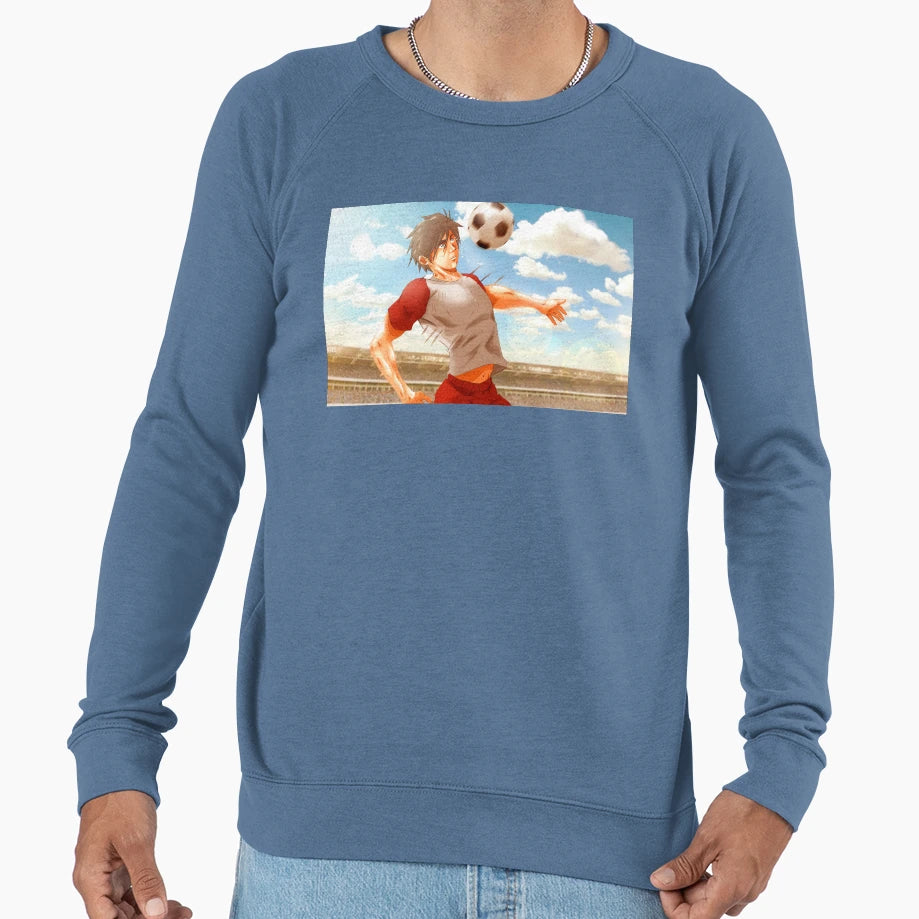 Soccer Player Anime Sweatshirt - Novelty Apparel for Adults - T-Shirt, Sweatshirt, Hoodie
