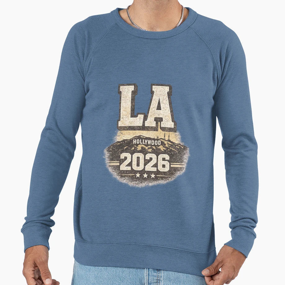 La 2026 Hollywood Football Sweatshirt - Aesthetic Graphic Unisex - T-Shirt, Sweatshirt, Hoodie
