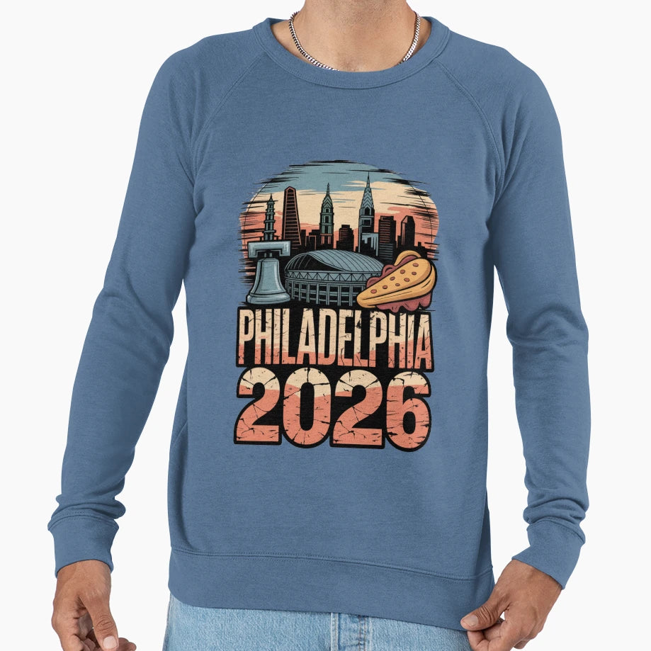 Philadelphia 2026 Liberty Bell Stadium T-Shirt - Trendy Graphic Unisex - T-Shirt, Sweatshirt, Hoodie