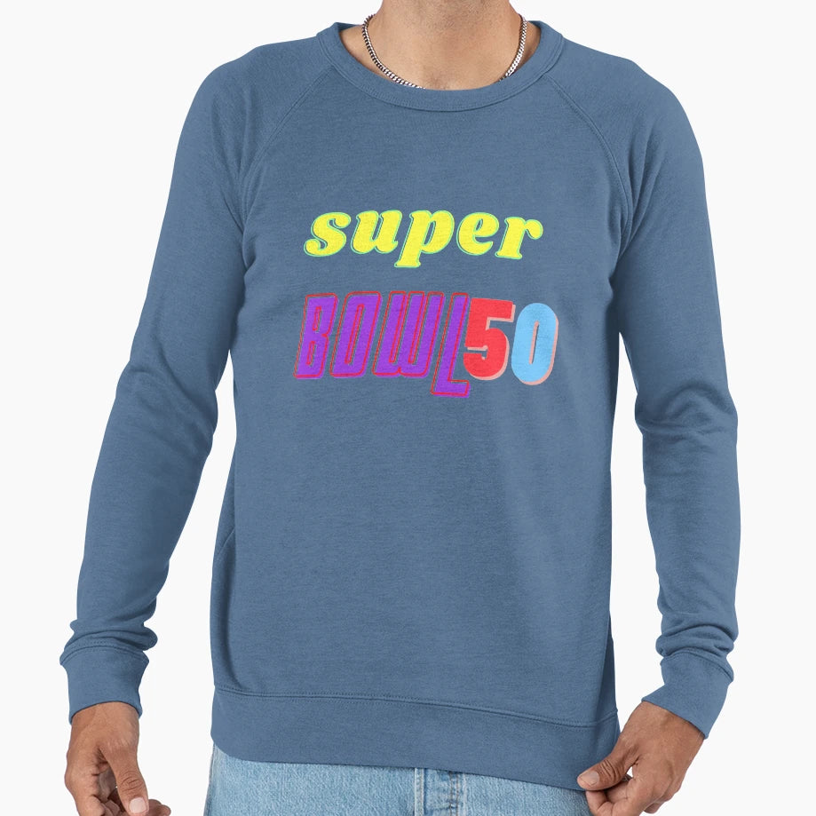 Super Bowl 50 Sweatshirt - Casual Everyday Wear Men Women - T-Shirt, Sweatshirt, Hoodie