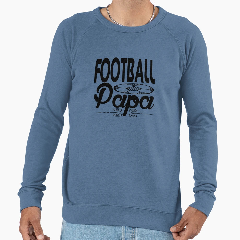 Football Papa Sweatshirt - Aesthetic Graphic Unisex - T-Shirt, Sweatshirt, Hoodie