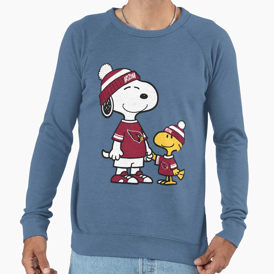 Snoopy Arizona Football Sweatshirt - Fun Novelty Design Men Women - T-Shirt, Sweatshirt, Hoodie