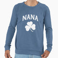 Irish Nana Shamrock Sweatshirt - Minimalist Print for Adults - T-Shirt, Sweatshirt, Hoodie