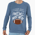 Proud Loud Cheering Football Mother Sweatshirt - Unique Graphic for Adults - T-Shirt, Sweatshirt, Hoodie