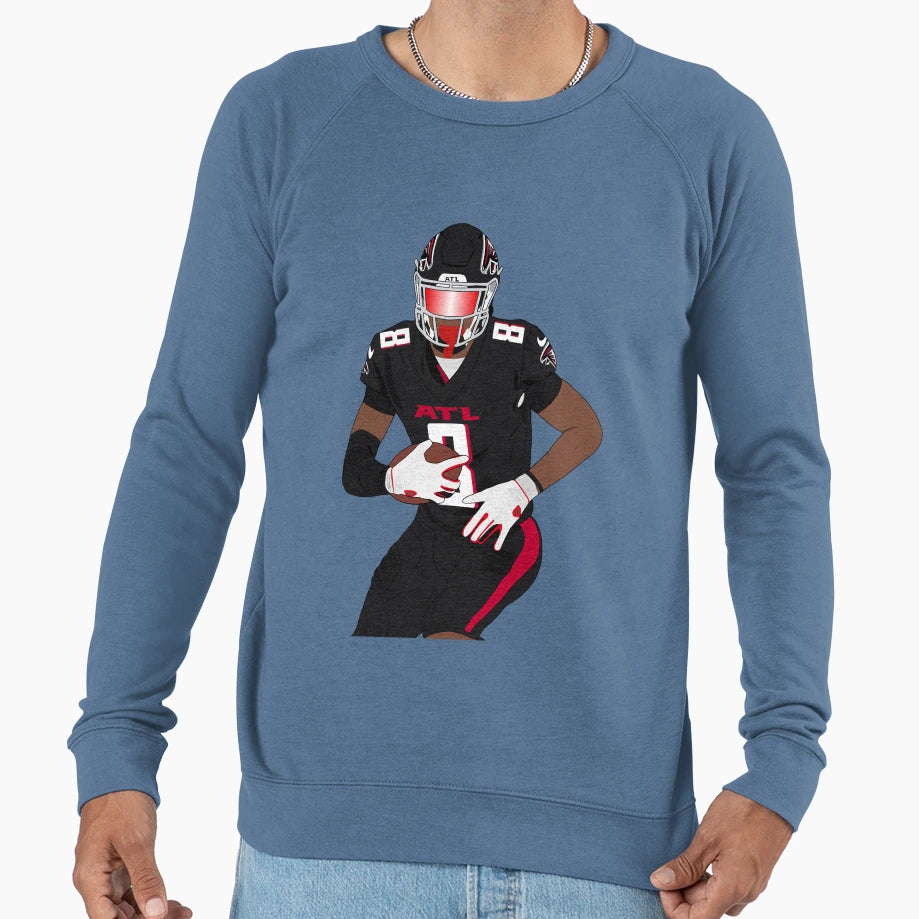 Kyle Pitts Falcons Png T-Shirt - Novelty Apparel Unisex - T-Shirt, Sweatshirt, Hoodie