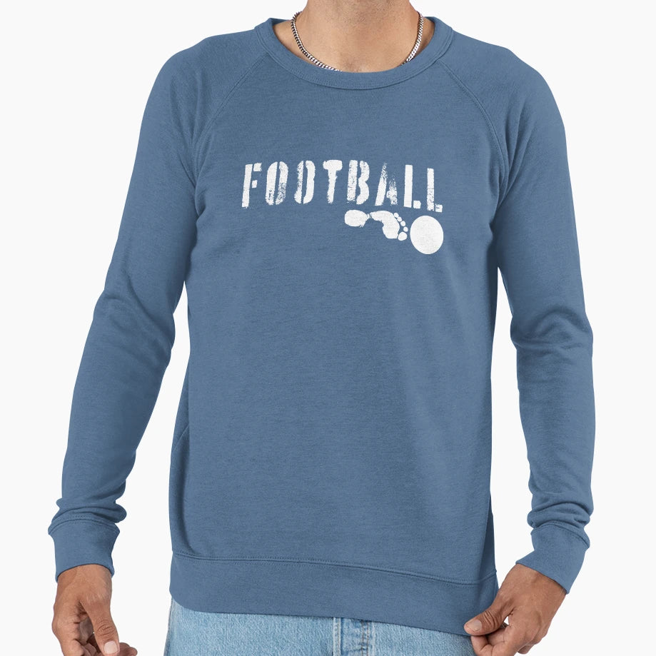 Football Foot And Ball Sweatshirt - Trendy Graphic Men Women - T-Shirt, Sweatshirt, Hoodie