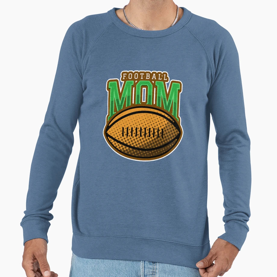 Football Mom Sweatshirt - Aesthetic Graphic Unisex - T-Shirt, Sweatshirt, Hoodie