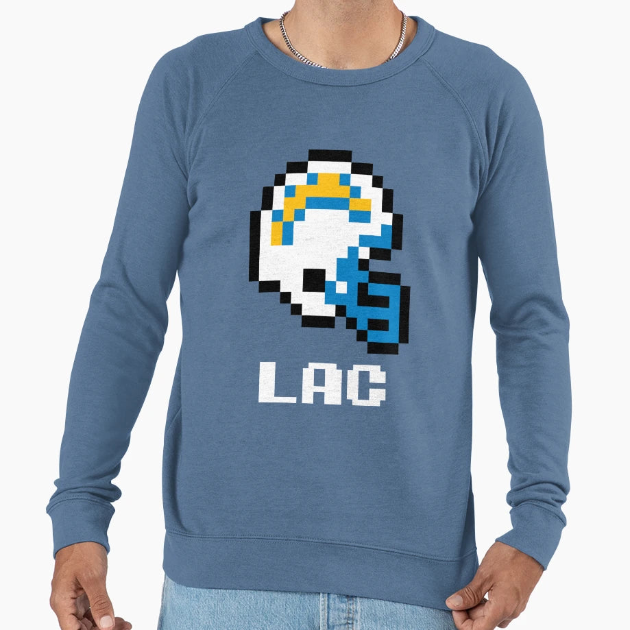 Los Angeles Chargers Tecmo Super Sweatshirt - Unique Graphic Men Women - T-Shirt, Sweatshirt, Hoodie