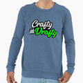 Crafty And Drafty Sweatshirt - Aesthetic Graphic for Adults - T-Shirt, Sweatshirt, Hoodie